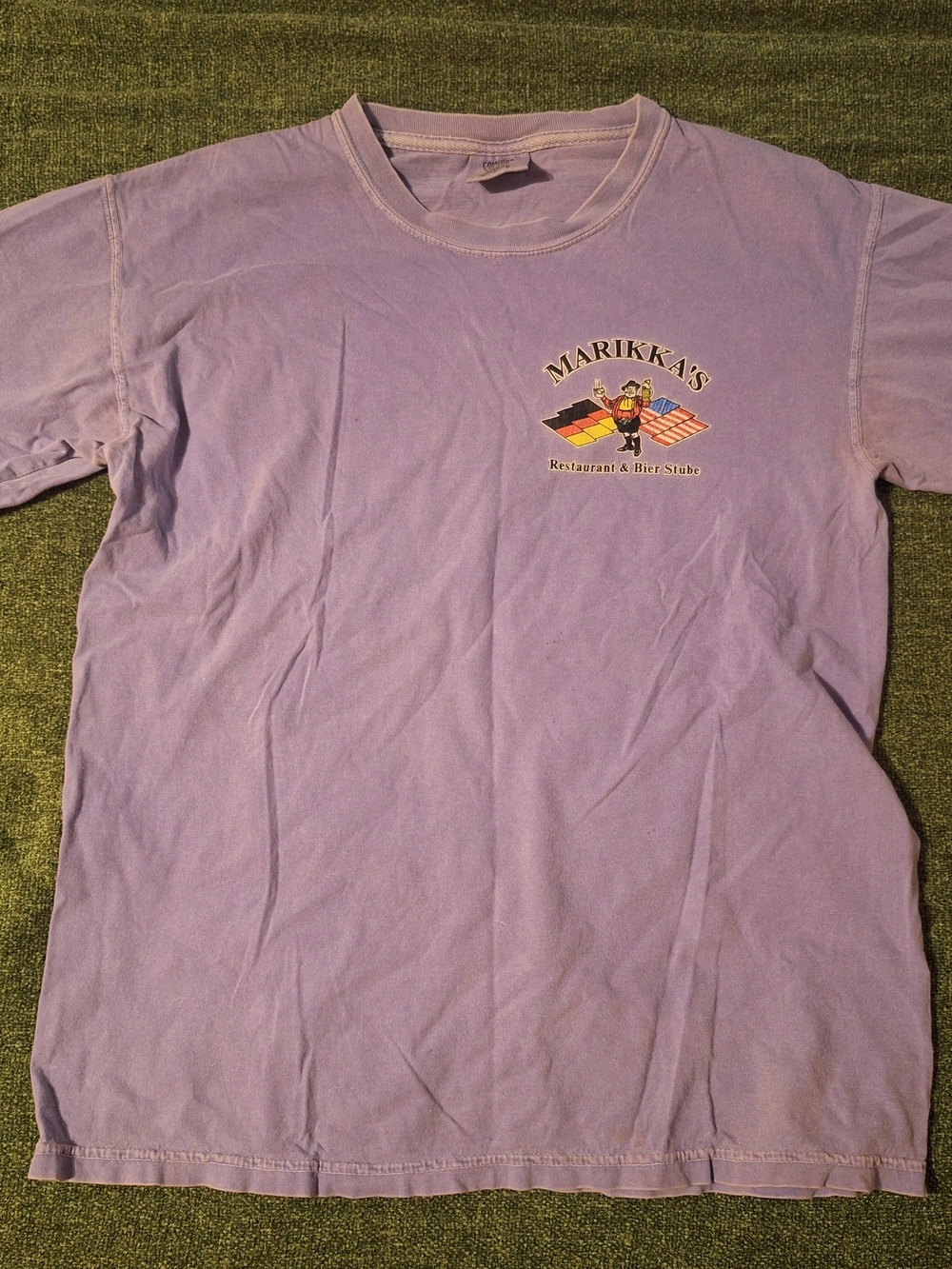 Comfort Colors Lavender Short Sleeve Tee with Chest Graphic